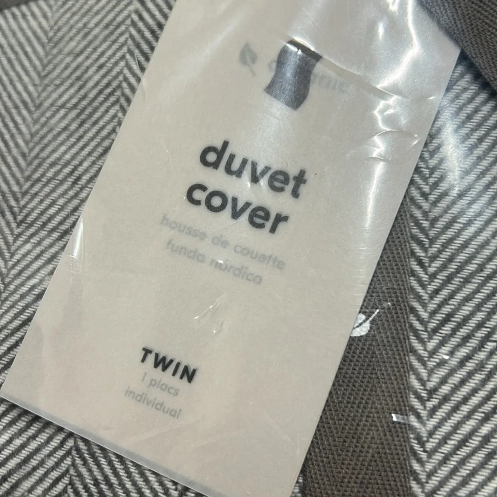 WEST ELM TWIN SIZE DUVET COVER